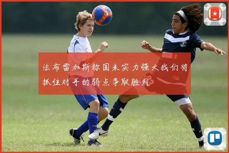法布雷加斯称国米实力强大我们将抓住对手的弱点争取胜利